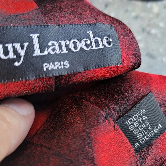 3/$20 - Guy Laroche Paris 100% silk Tie - Picture 3 of 3